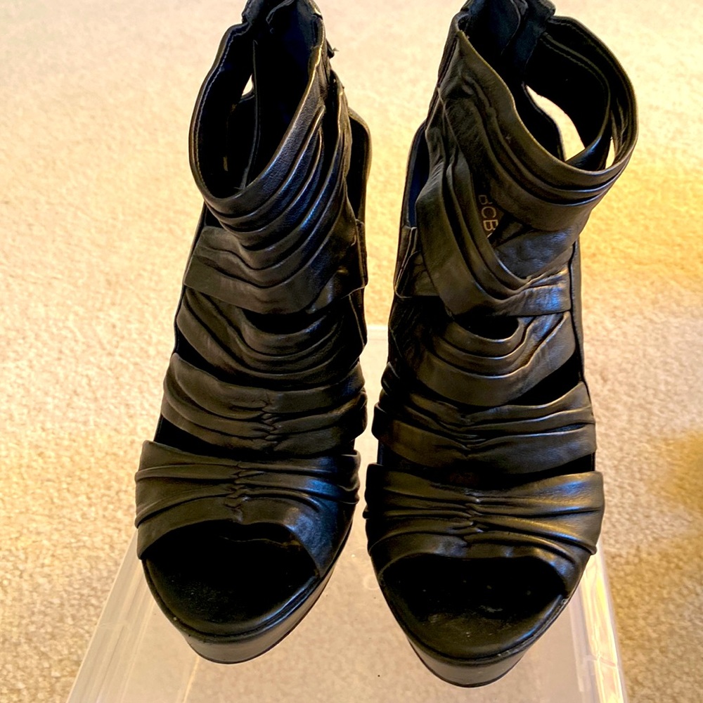 BCBGeneration high heel black sandal size 6.5